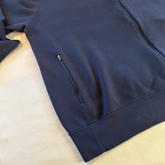 United Colors of Benetton Full Zip Jacket Blue Sweater Cardigan Men’s XXL - Picture 7 of 14